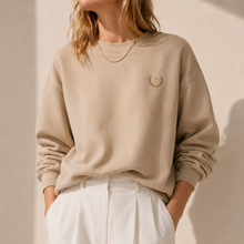 Embroidered Everyday Crewneck | Classic Oatmeal