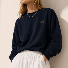 Embroidered Everyday Crewneck | Heritage Navy